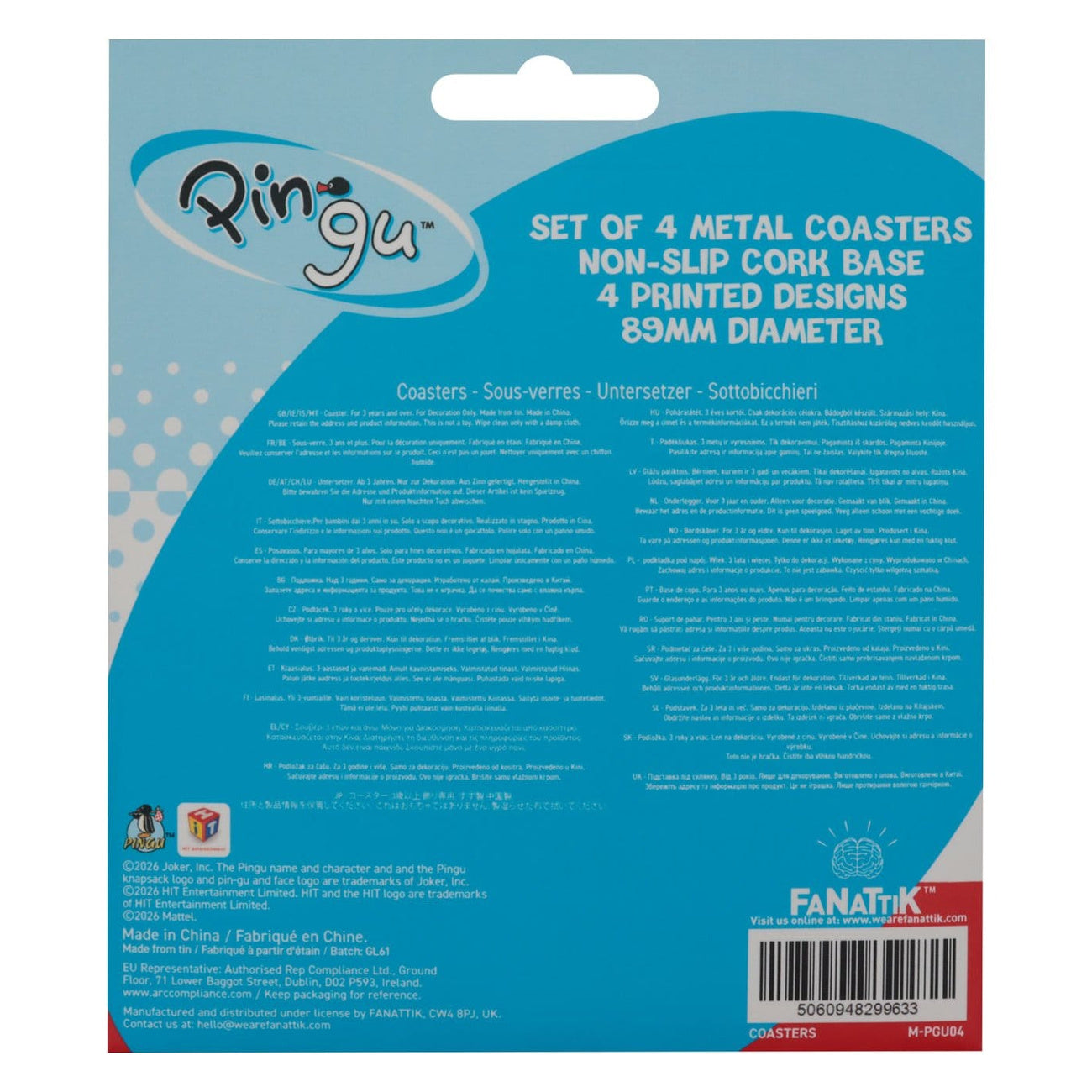 Product image Pingu - Family Coaster Set of 4