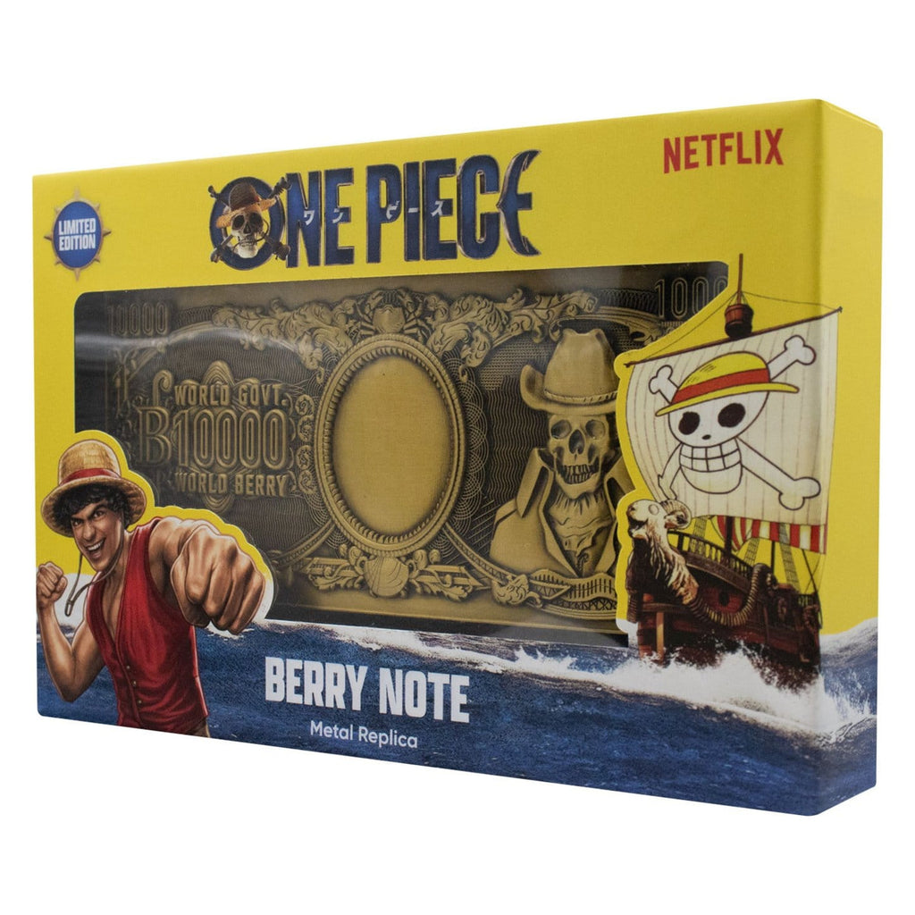 Zdjęcie produktu One Piece - kolekcjonerska replika metalowego banknotu 1000 World Berry