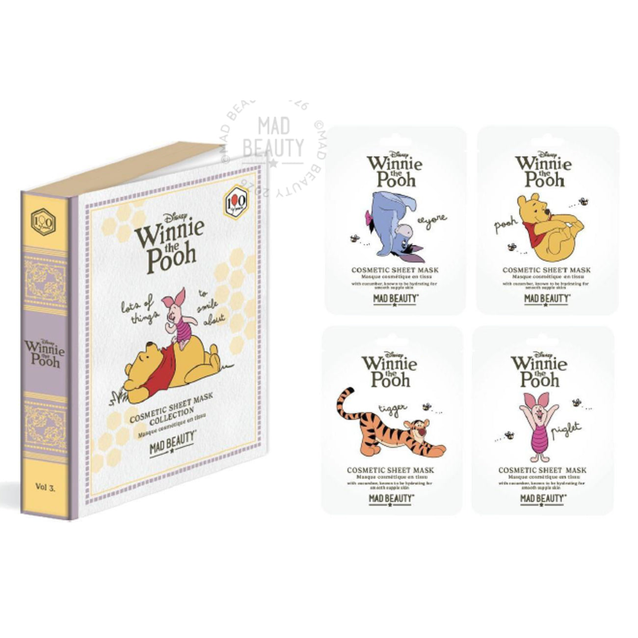 Zdjęcie produktu Kubuś Puchatek – Zestaw 4 maseczek do twarzy