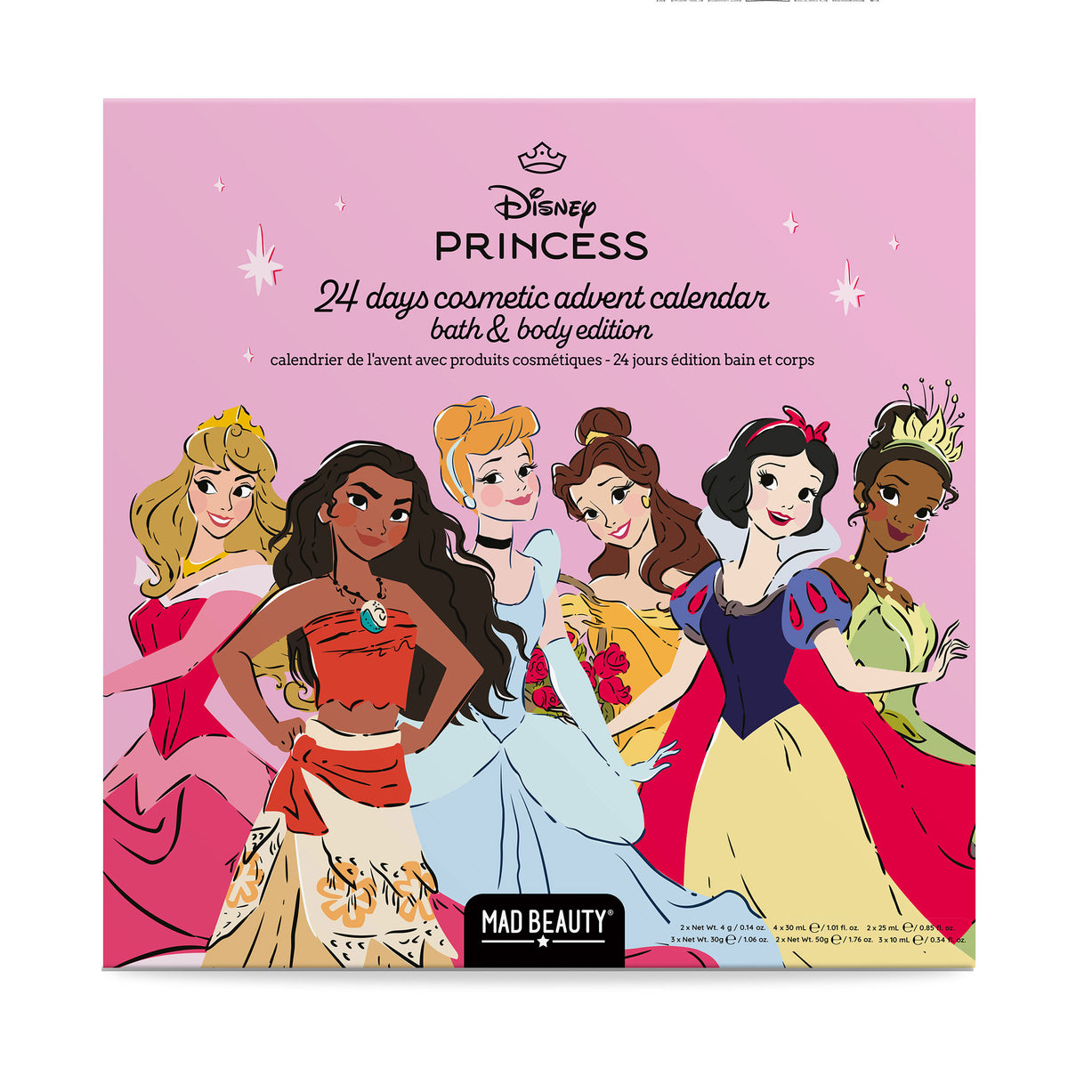 Zdjęcie produktu Disney Princess - Kalendarz adwentowy z kosmetykami