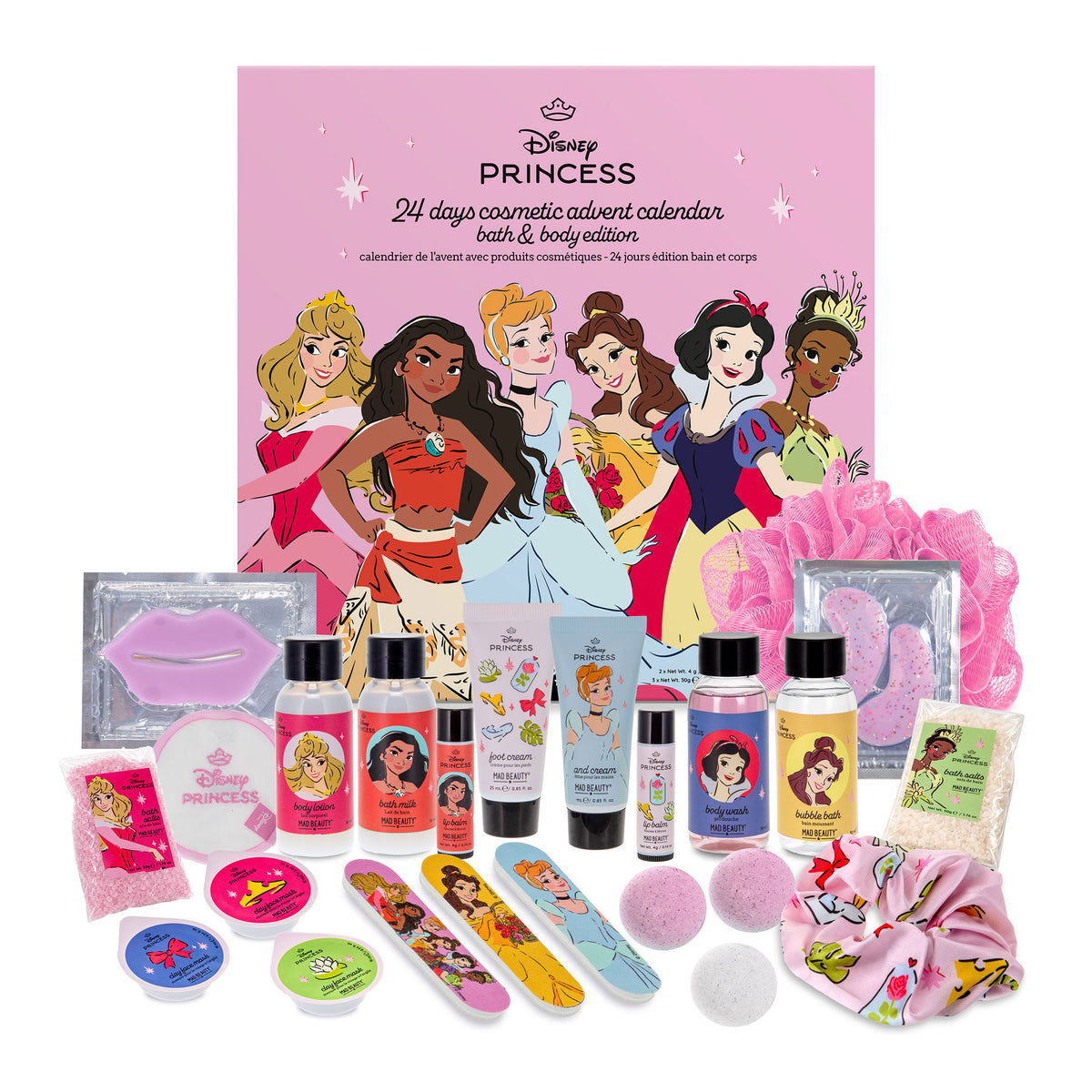 Zdjęcie produktu Disney Princess - Kalendarz adwentowy z kosmetykami