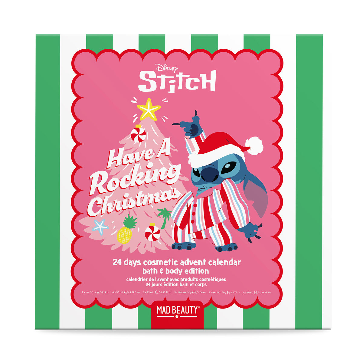 Zdjęcie produktu Lilo & Stitch - Kalendarz Adwentowy Kosmetyczny Rocking Christmas Stitch