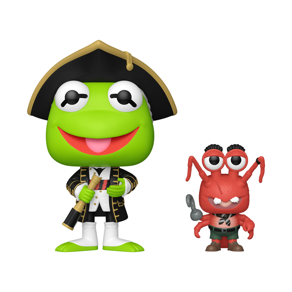 Zdjęcie produktu Muppety: Wyspa skarbów - Zestaw figurek Funko Pop Kermit i Polly