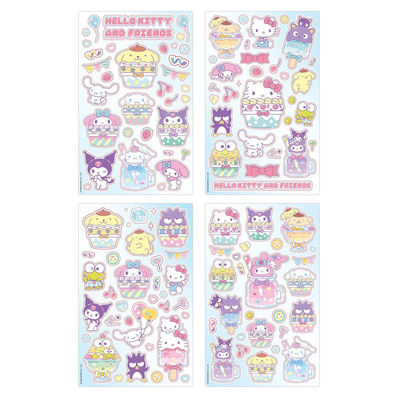 Zdjęcie produktu Kitty & Friends - Zestaw naklejek Cupcake