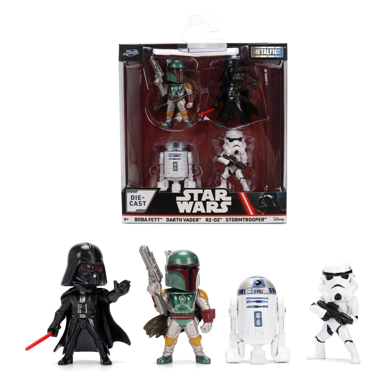 Zdjęcie produktu Star Wars zestaw 4 minifigurek Wave 1 6,5 cm