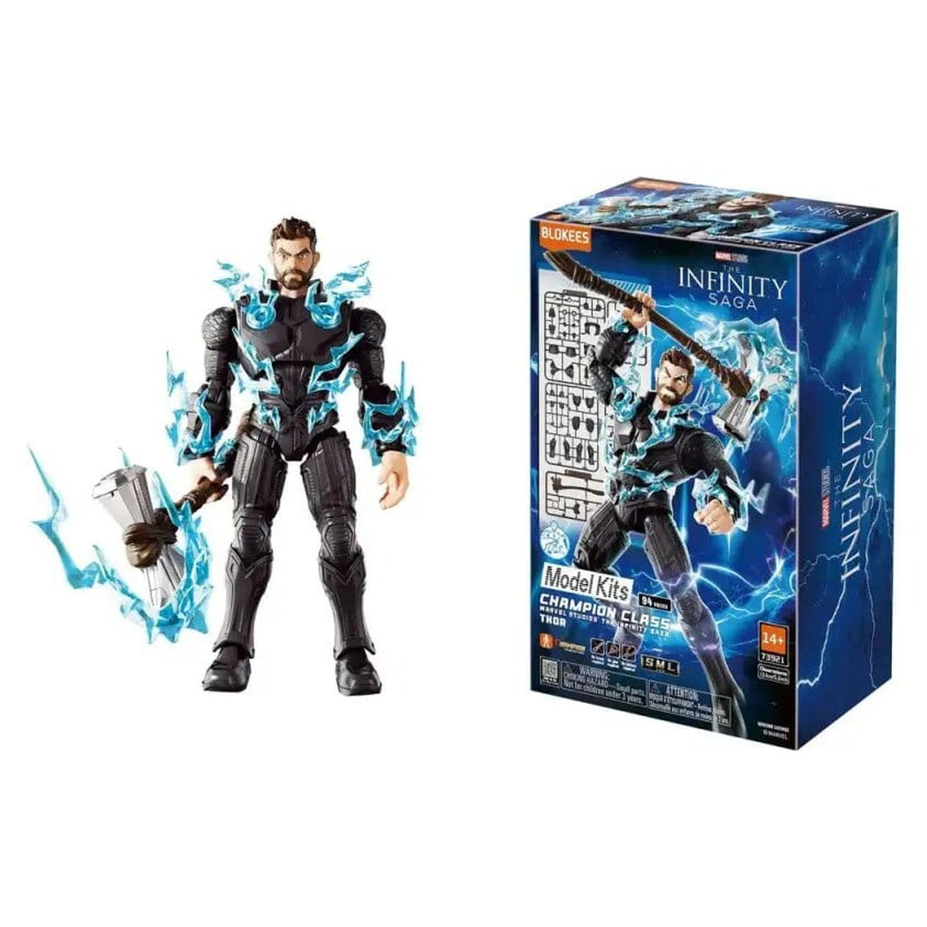 Zdjęcie produktu Zestaw konstrukcyjny Marvel Blokees Thor