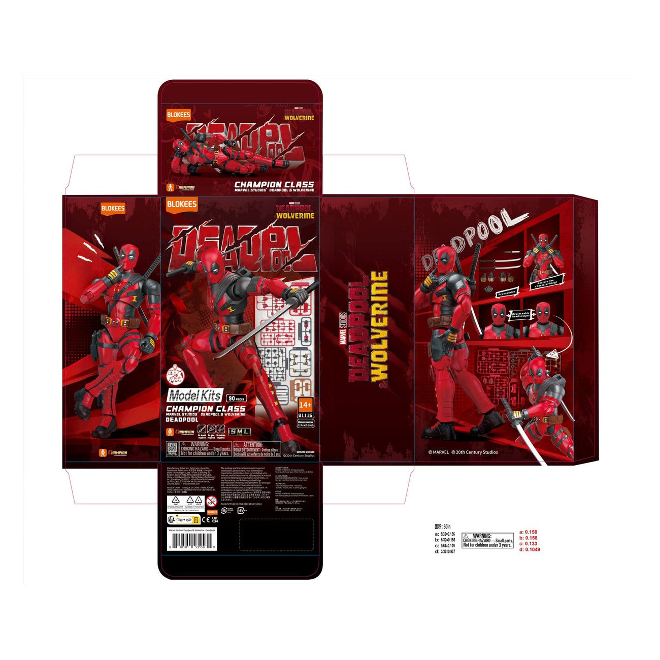 Product image Marvel Blokees Deadpool Building Set