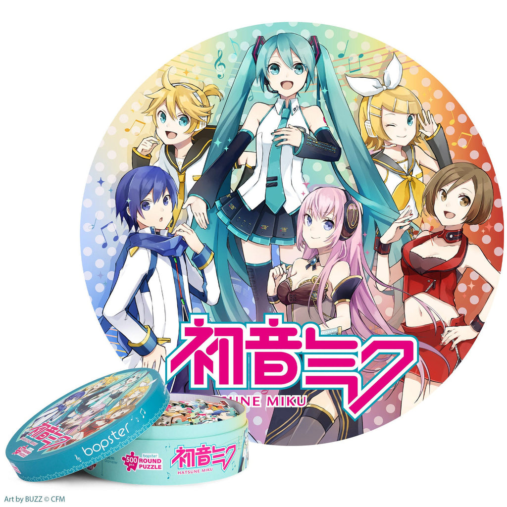 Zdjęcie produktu Okrągłe puzzle Hatsune Miku 500 elementów