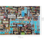 Zdjęcie produktu 8-bitowe puzzle pikselowe Londyn poziom 3 – 1000 elementów