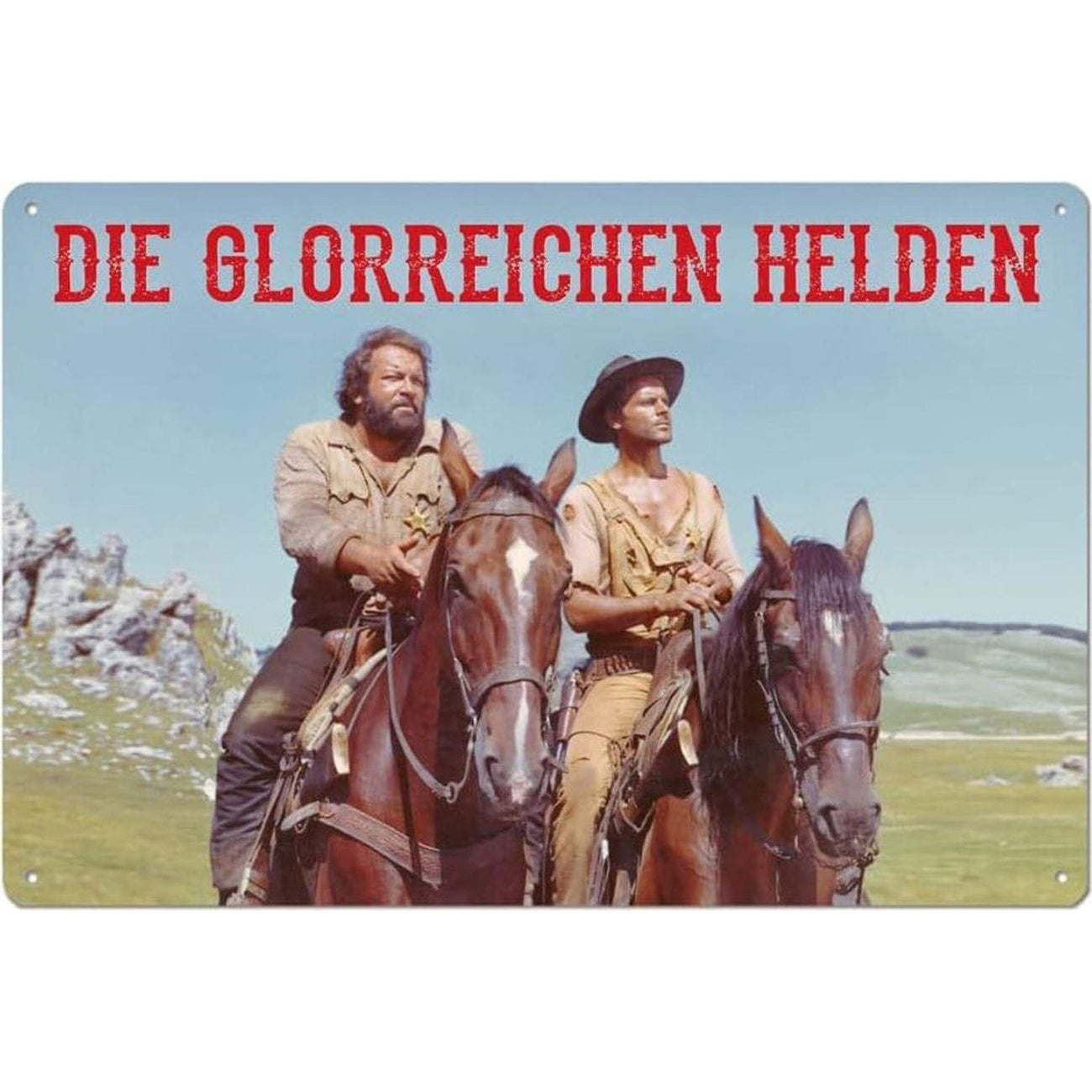 Zdjęcie produktu Bud Spencer & Terence Hill Metalowa tabliczka Wspaniali