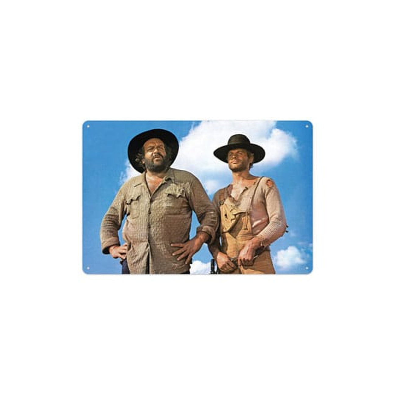 Zdjęcie produktu Metalowa tabliczka Bud Spencer & Terence Hill Błękitne niebo 20 x