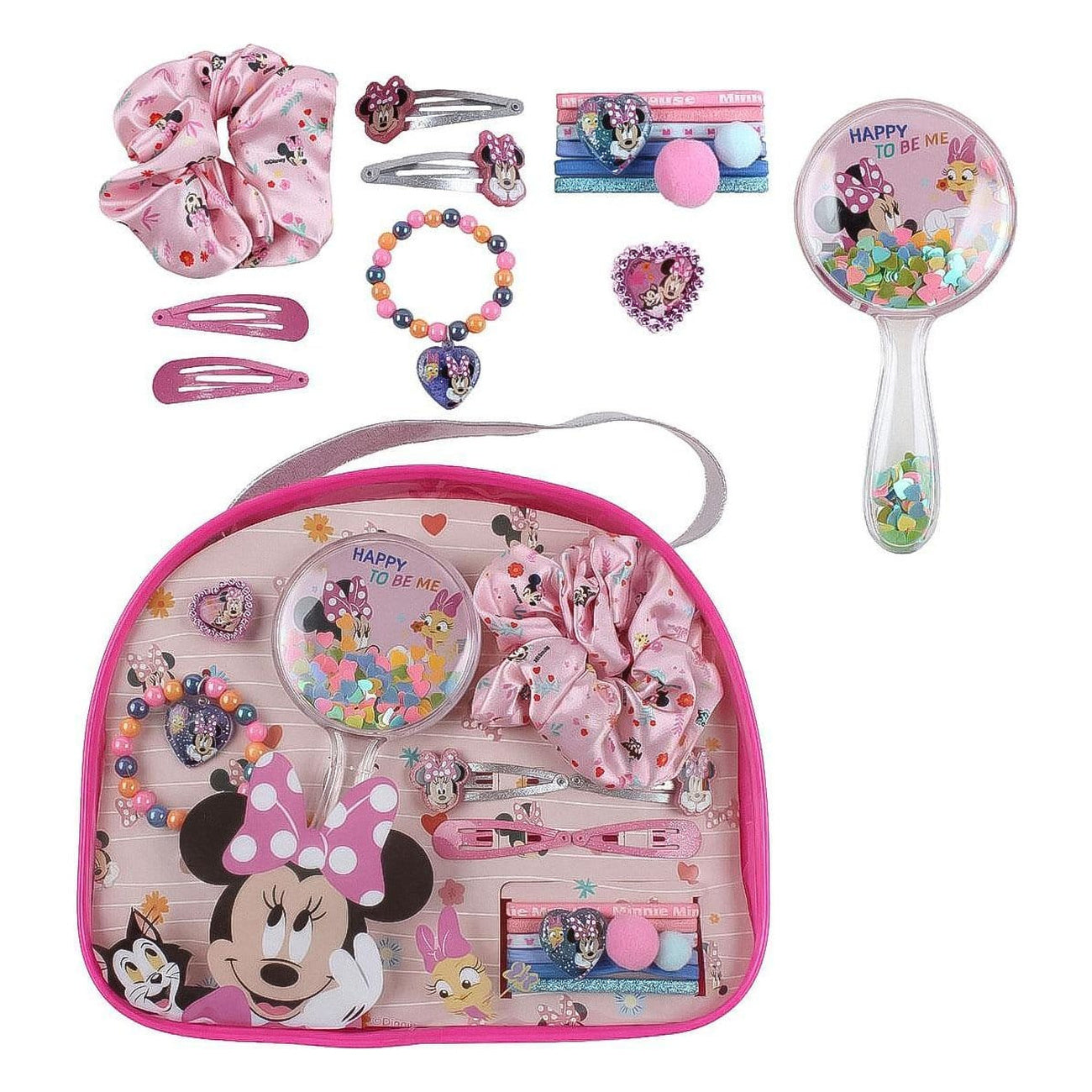 Zdjęcie produktu Disney Minnie Mouse zestaw kosmetyczny z kosmetyczką i akcesoriami