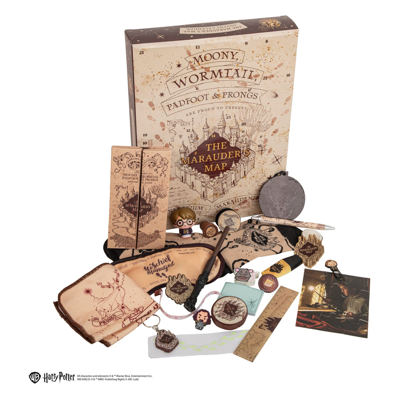 Zdjęcie produktu Harry Potter Kalendarz Adwentowy Mapa Huncwotów Nowa Edycja 2026
