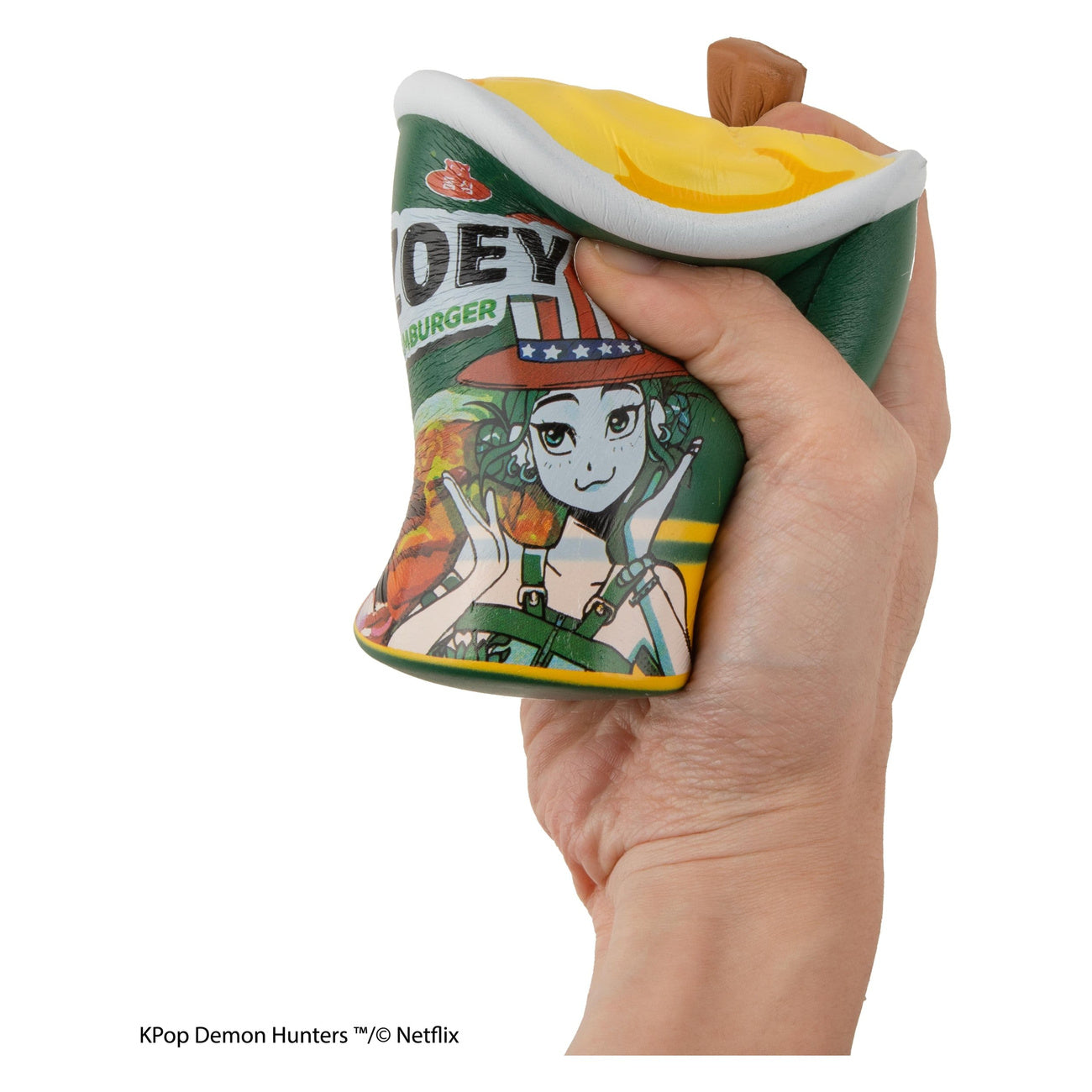 Zdjęcie produktu Figurka antystresowa Squishy KPop Demon Hunters Zoey Hamburger