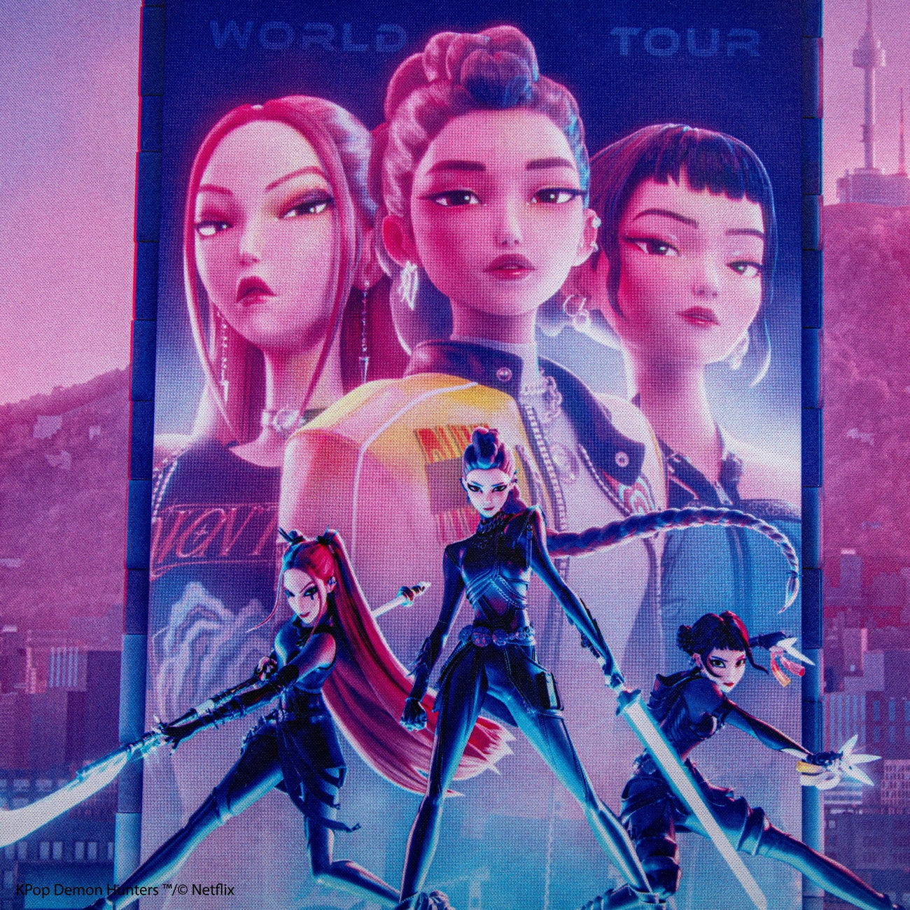 Zdjęcie produktu Podkładka na biurko KPop Demon Hunters Takedown XL