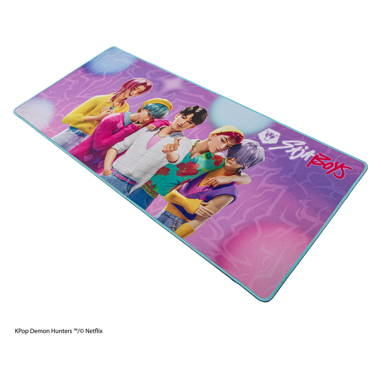 Zdjęcie produktu KPop Demon Hunters Podkładka na biurko Saja Boys XL