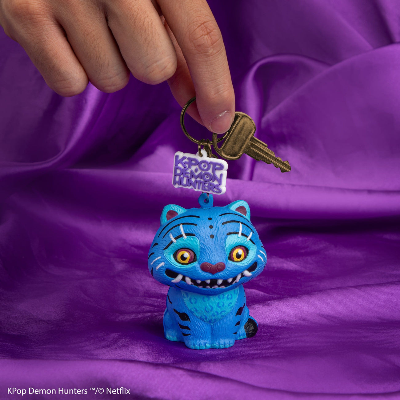 Zdjęcie produktu KPop Demon Hunters Brelok Squishy Derpy Tiger