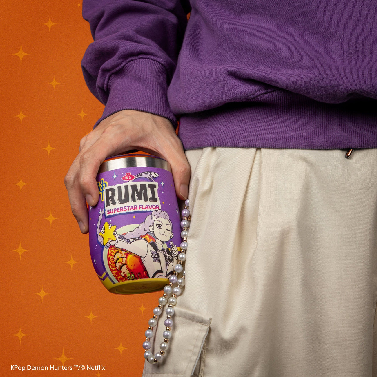 Zdjęcie produktu Kubek podróżny KPop Demon Hunters Rumi Superstar Flavor
