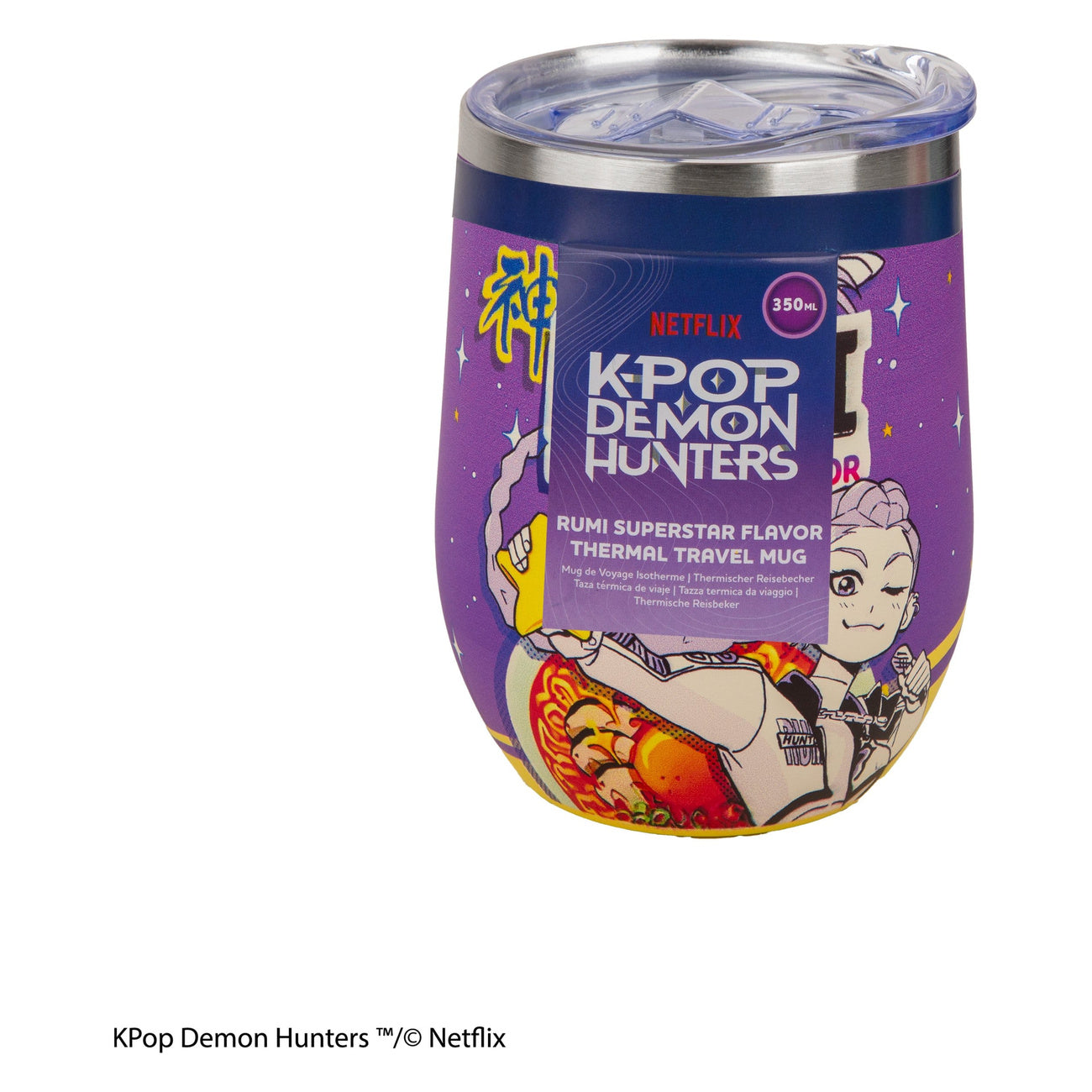 Zdjęcie produktu Kubek podróżny KPop Demon Hunters Rumi Superstar Flavor