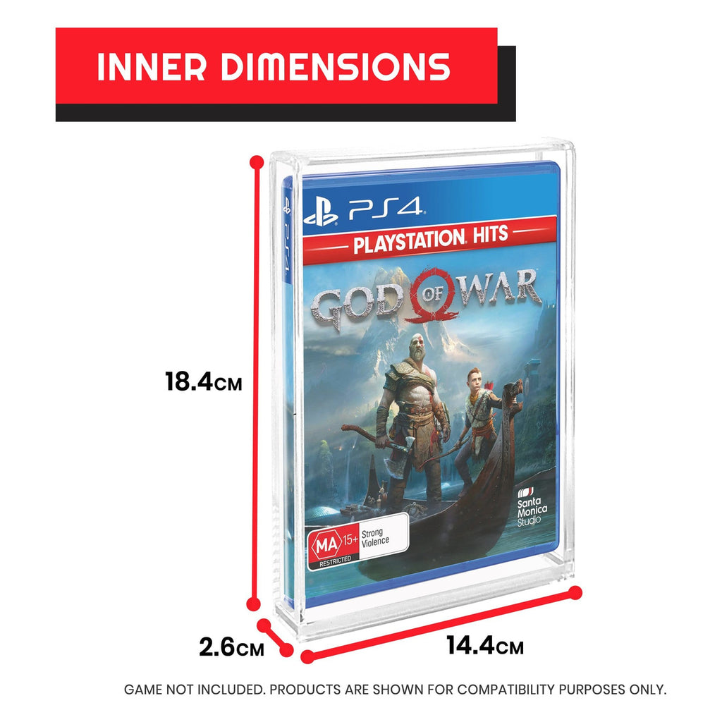 Zdjęcie produktu 2-pak akrylowych etui na PS3/PS4/Blu-ray/Xbox One