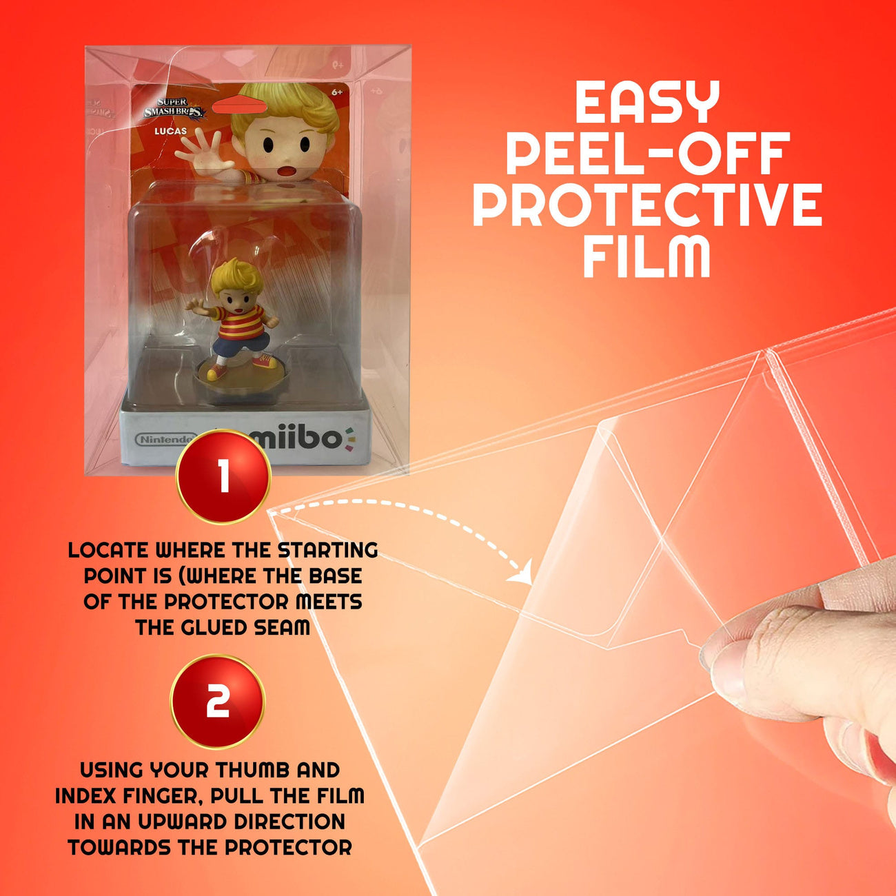 Product image PET Case 10-Pack for Amiibo Figures