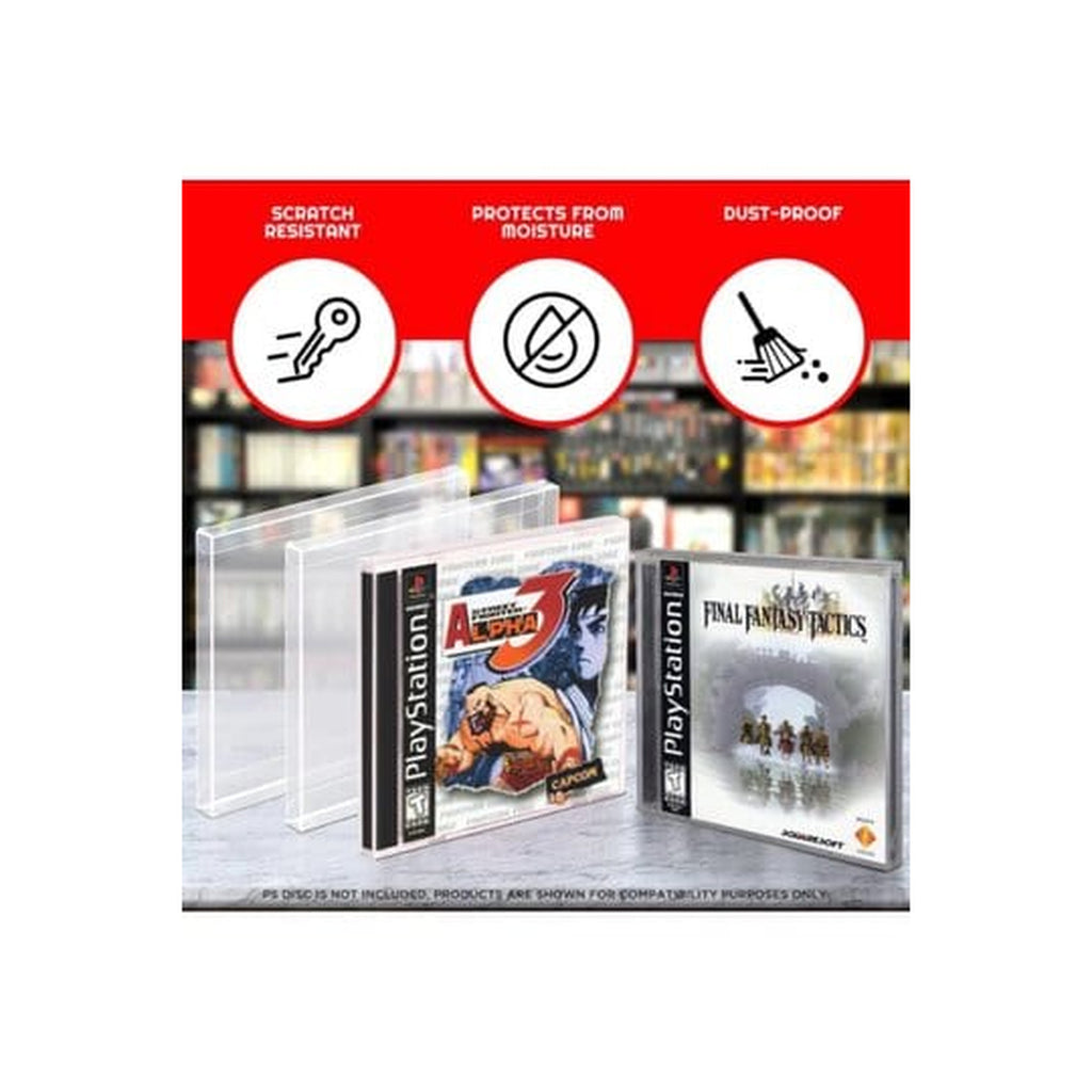 Zdjęcie produktu Zestaw 25 etui PET do Nintendo/PS1/pojedynczych płyt CD/Dreamcast