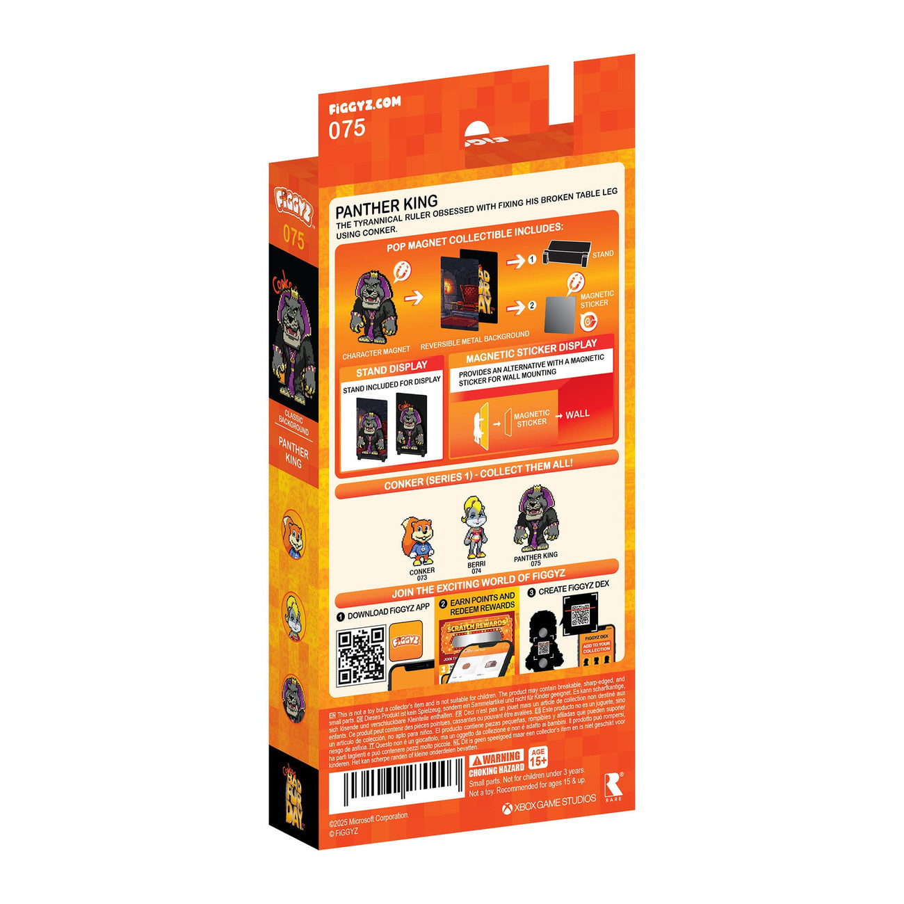 Zdjęcie produktu Magnetyczna figurka kolekcjonerska FiGGYZ Panther King z Conker's Bad Fur Day