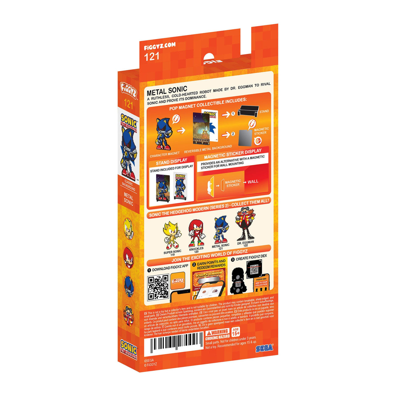 Zdjęcie produktu Sonic the Hedgehog (Modern) Magnetyczna figurka kolekcjonerska FiGGYZ Metal
