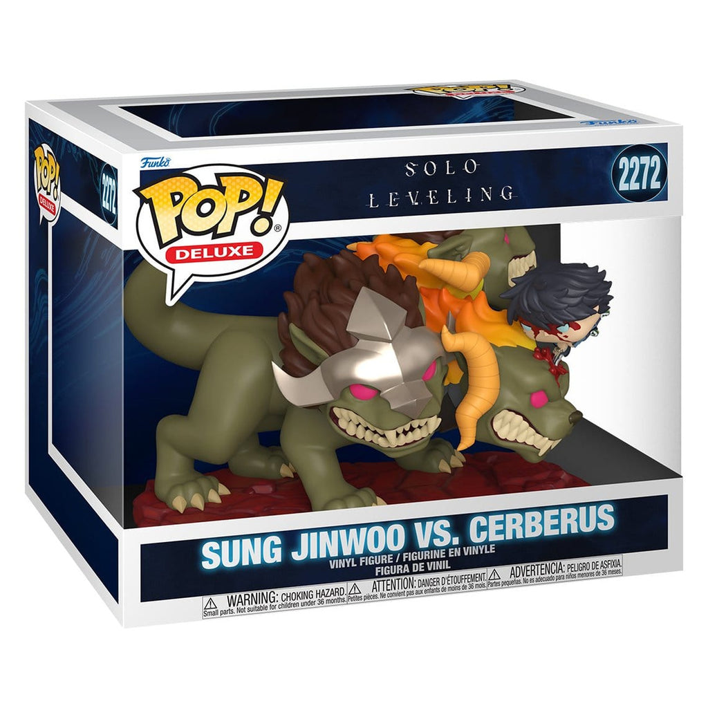 Zdjęcie produktu Solo Leveling Figurka Winylowa POP! Deluxe Jinwoo Vs Cerberus 9