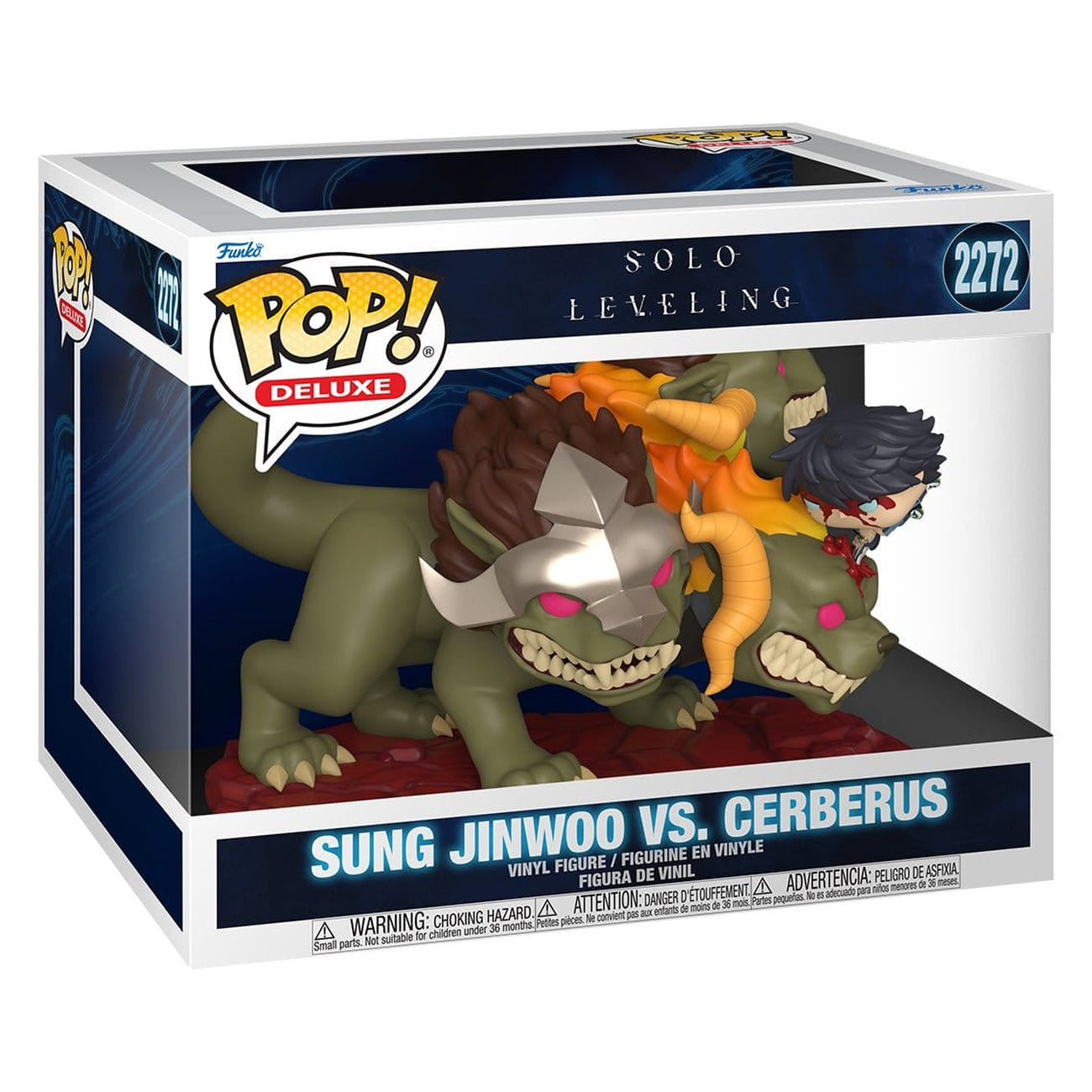 Zdjęcie produktu Solo Leveling Figurka Winylowa POP! Deluxe Jinwoo Vs Cerberus 9