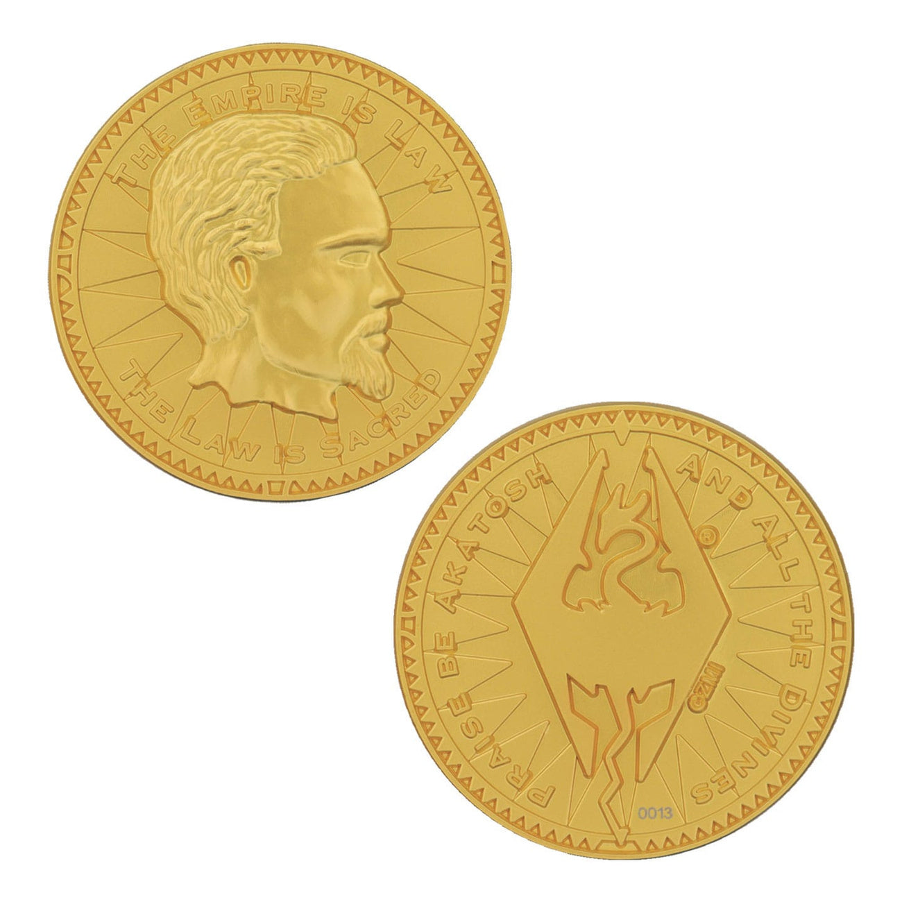 Zdjęcie produktu Moneta kolekcjonerska The Elder Scrolls Septim Misty Gold Edition