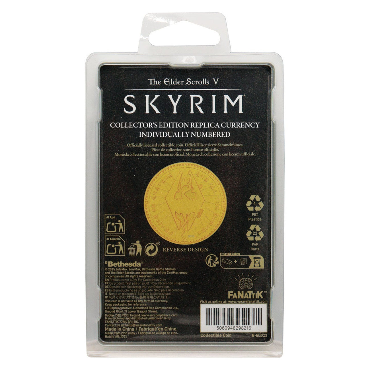 Zdjęcie produktu Moneta kolekcjonerska The Elder Scrolls Septim Misty Gold Edition