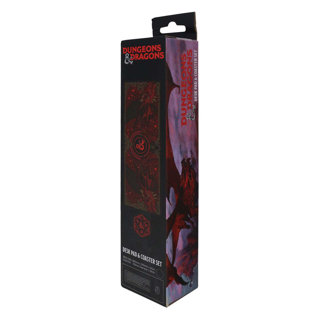 Product image Dungeons & Dragons Desk Mat & Coaster Set