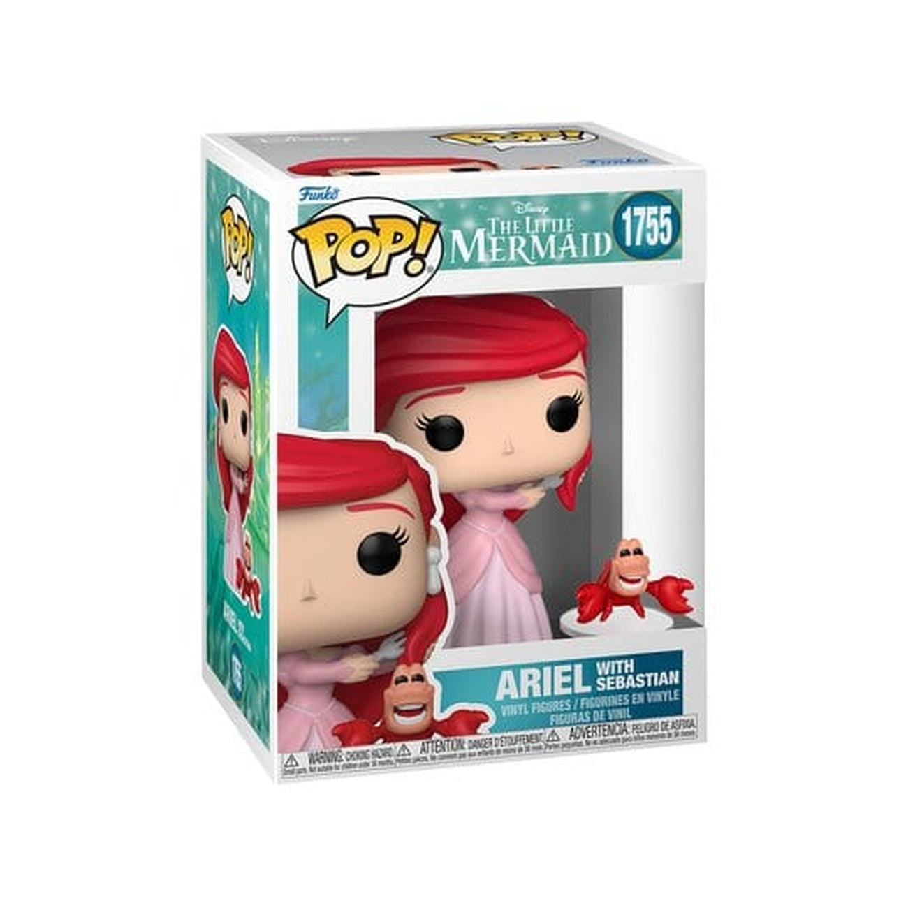 Zdjęcie produktu Mała Syrenka figurka POP! Vinyl S3 – Ariel z Sebastianem