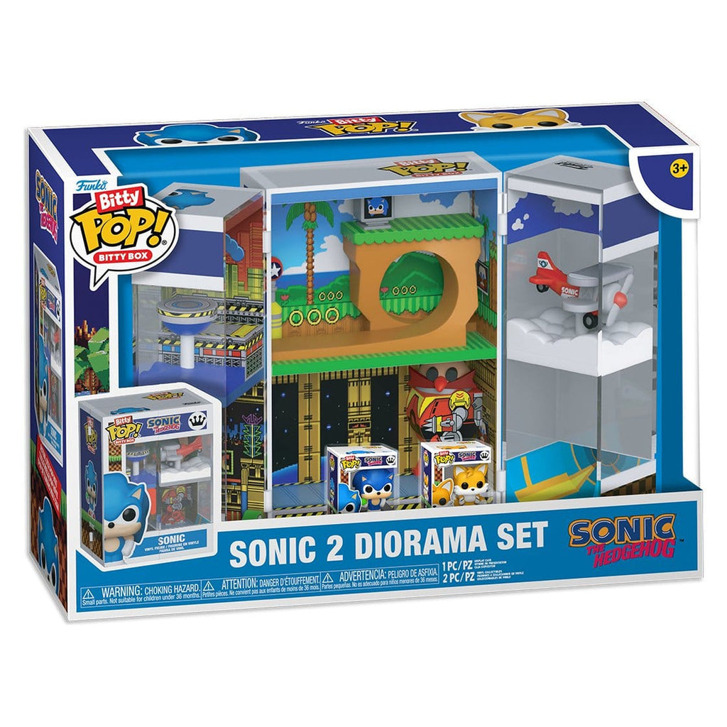 Zdjęcie produktu Sonic 2 Bitty POP! Boxes Figurka winylowa Zestaw diorama