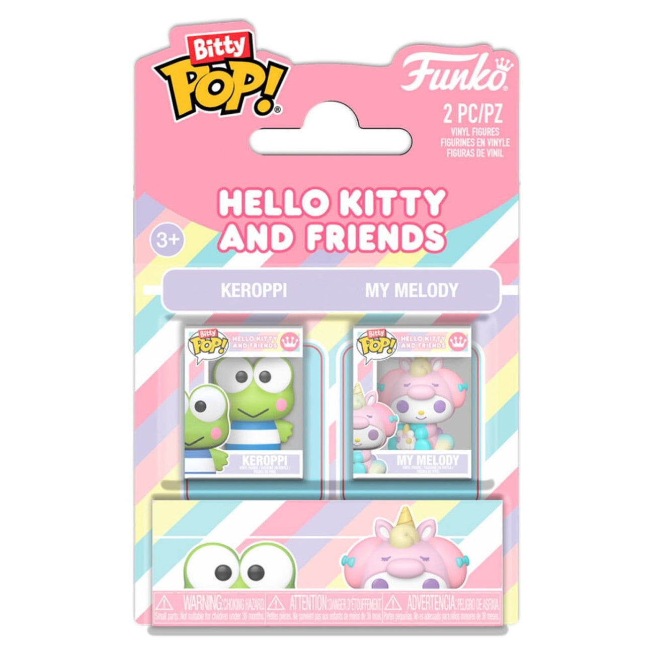Zdjęcie produktu Figurki winylowe Sanrio Bitty POP! 2-pak K & MM 2 cm