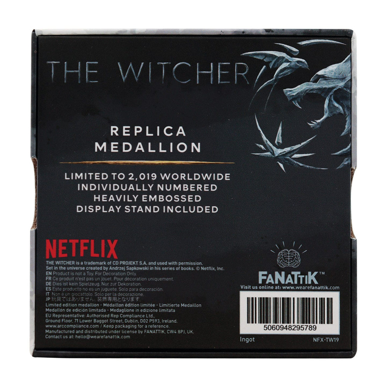 Zdjęcie produktu The Witcher - Naszyjnik replika 1:1 Medalion Geralta