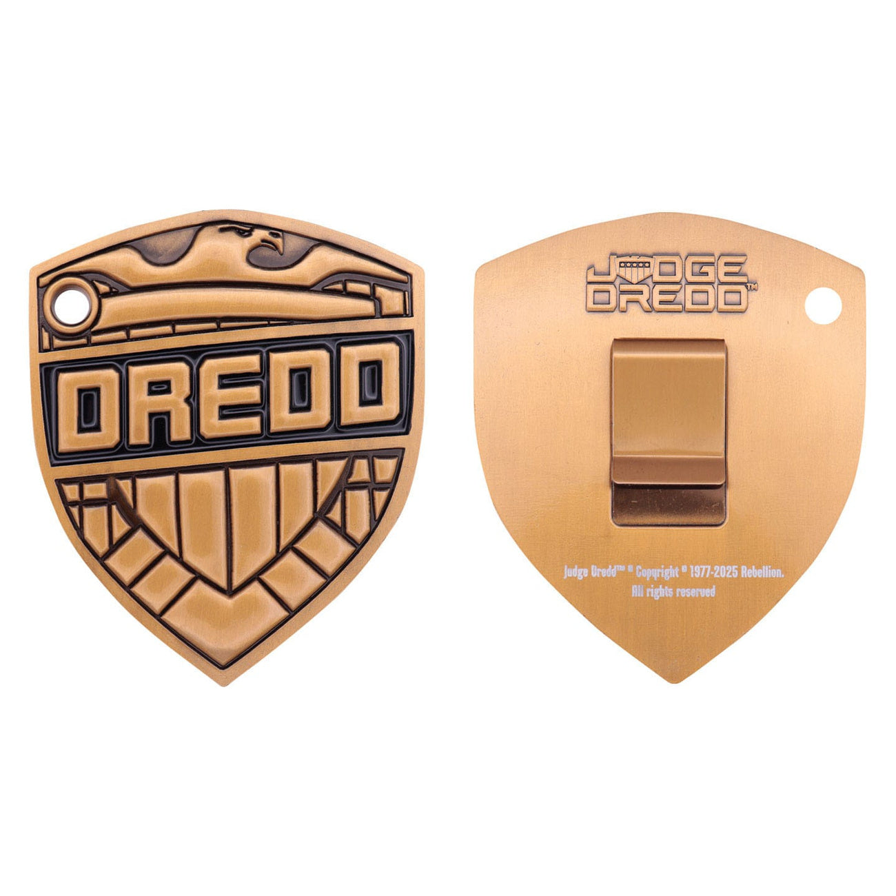 Zdjęcie produktu Replika odznaki Judge Dredd 2000 AD – Edycja limitowana
