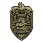 Zdjęcie produktu Five Nights at Freddy's replika odznaki ochrony Antique Brass