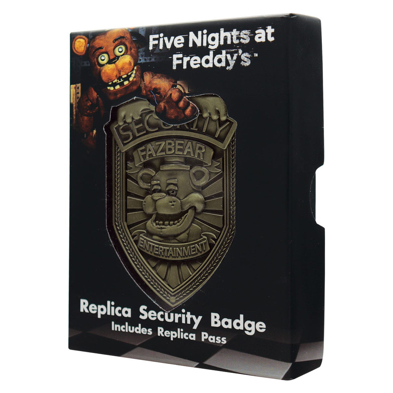 Zdjęcie produktu Five Nights at Freddy's replika odznaki ochrony Antique Brass