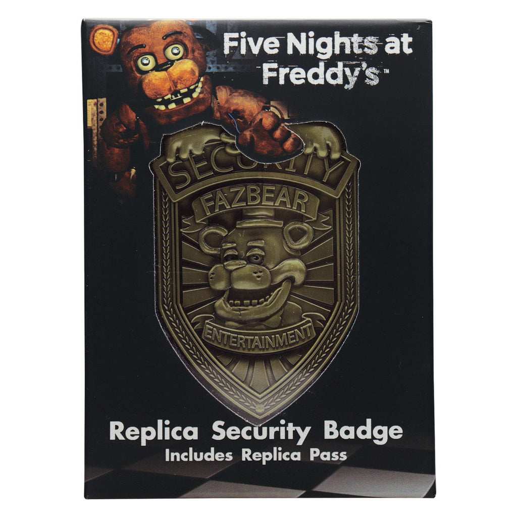 Zdjęcie produktu Five Nights at Freddy's replika odznaki ochrony Antique Brass