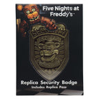 Zdjęcie produktu Five Nights at Freddy's replika odznaki ochrony Antique Brass