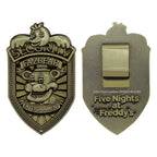 Zdjęcie produktu Five Nights at Freddy's replika odznaki ochrony Antique Brass