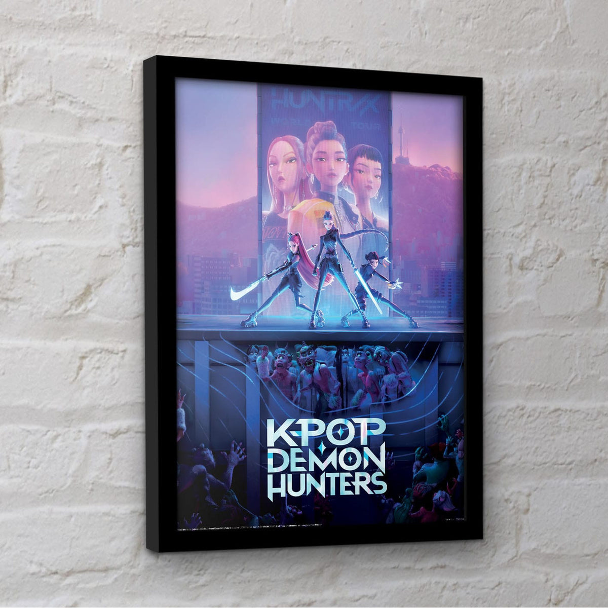 Zdjęcie produktu Plakat Collector Print KPop Demon Hunters w ramie Movie