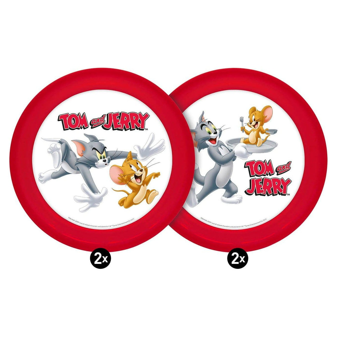Zdjęcie produktu Tom & Jerry - Zestaw 4 talerzy 21 cm