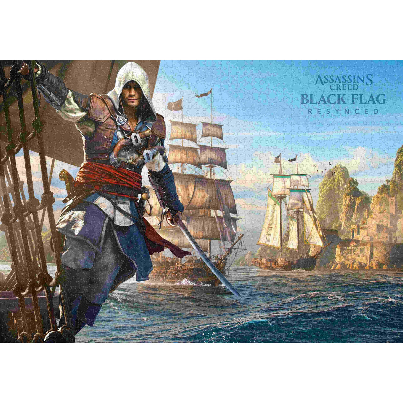 Zdjęcie produktu Puzzle Assassin's Creed Black Flag Resynced (1000 elementów)
