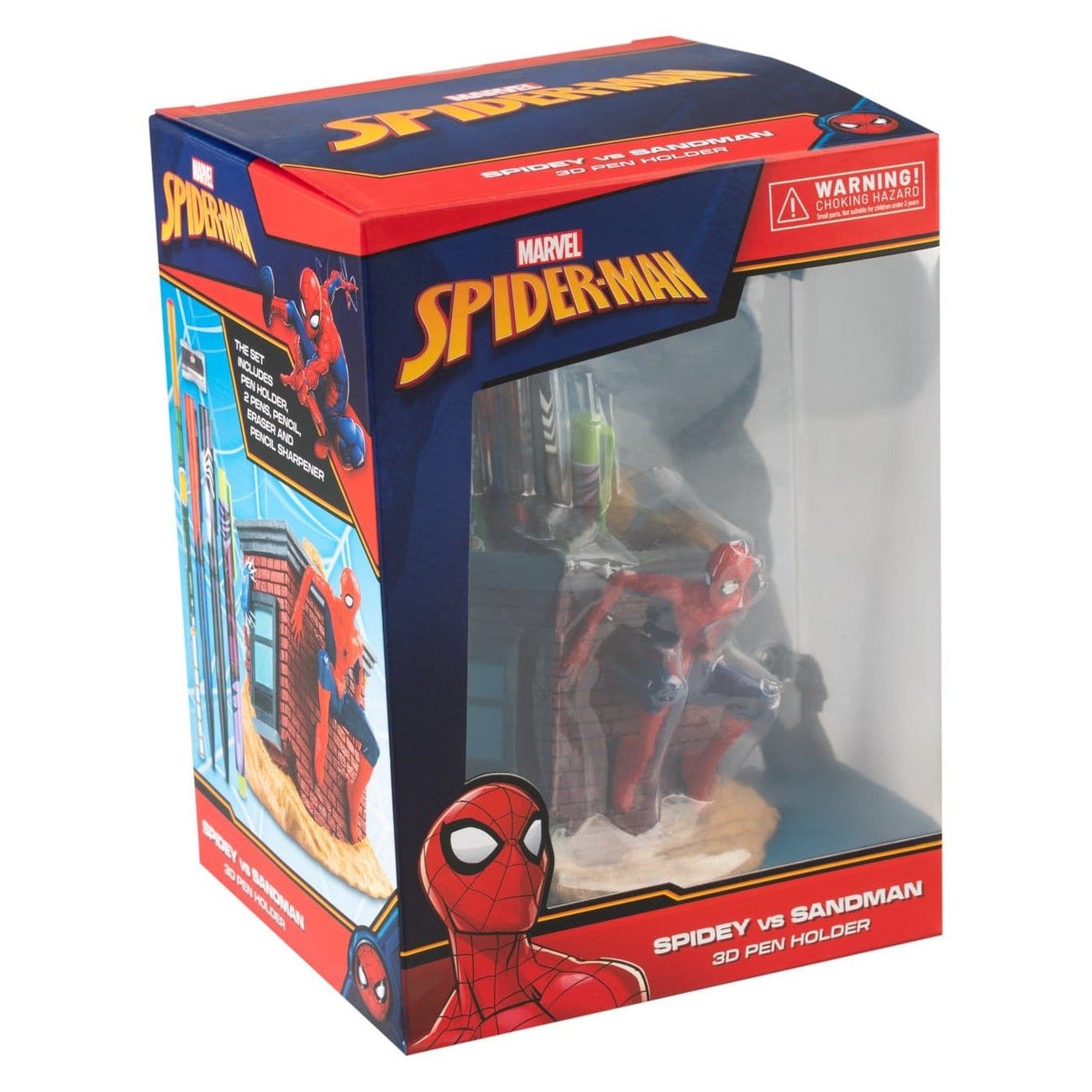 Zdjęcie produktu Przybornik na długopisy Spider-Man z zestawem piśmienniczym