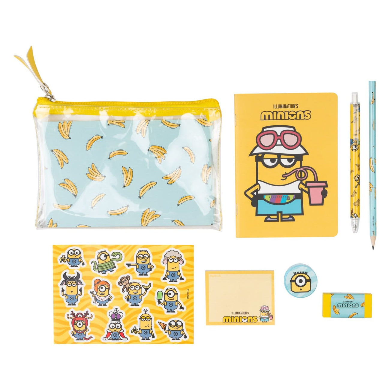 Zdjęcie produktu Podstawowy zestaw piśmienniczy Minionki