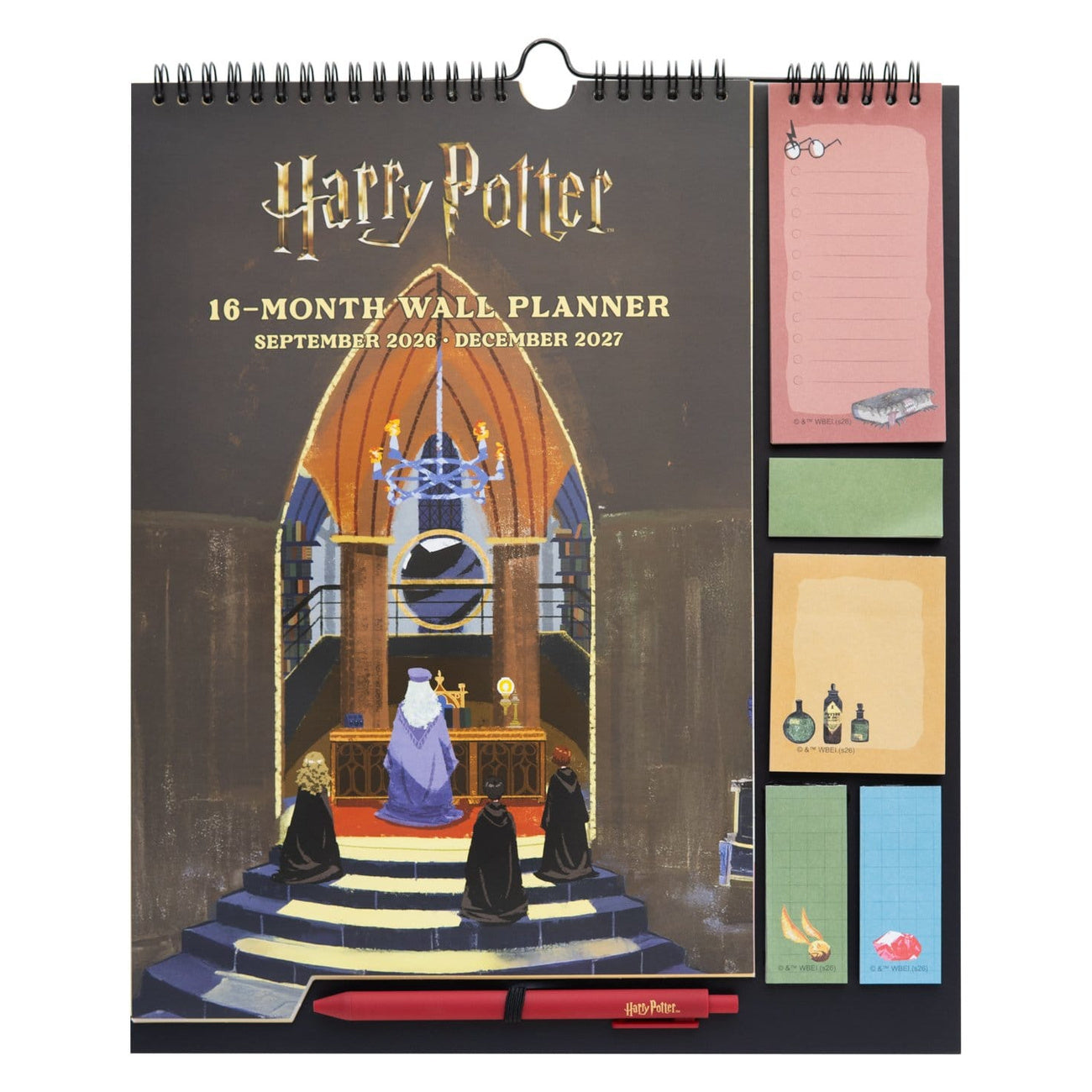 Zdjęcie produktu Harry Potter Planer ścienny 2026/27 30 x 34 cm