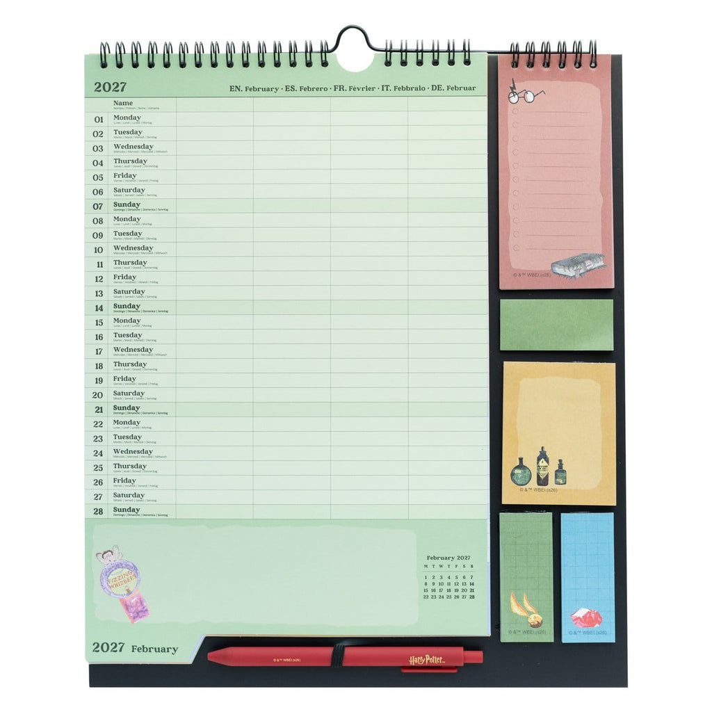 Zdjęcie produktu Harry Potter Planer ścienny 2026/27 30 x 34 cm